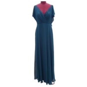 Jenny Yoo Alanna Caspian Sea Bridesmaid Dress Size 6